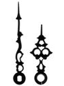 Picture of CLOCK HANDS  Black 52mm