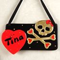 Picture of BABYDOLL SKULL PLAQUE