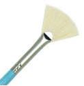 Picture of White Bristle Fan Brush